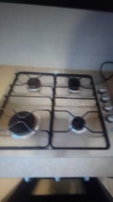 gas hob and oven