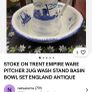 Vintage Empireware Floral Jug and Basin Image 5