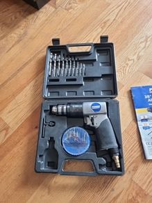 Power Craft 3/8"Recwrsible Air Drill Kit
