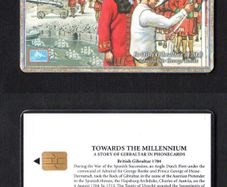 2000 Gibraltar 100 unit British Gibraltar (Siemens - S5 (Module 33)) Phonecard