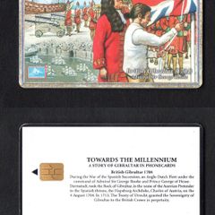 2000 Gibraltar 100 unit British Gibraltar (Siemens - S5 (Module 33)) Phonecard