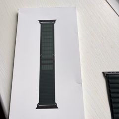 Green Alpine loop - black titanium finish