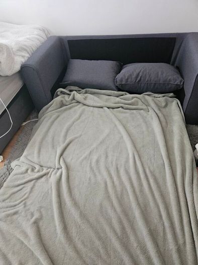 Grey Sofa Bed - Excellent Condition