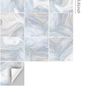 Floor Wall Tile Transfers Sticker for Home Decor, Peel & Stick self-Adhesive splashback, Tile Decals for Living Room Kitchen Bathroom Decor,15cmX15cmX 10 Pieces, Pearly White Marble Tile Sticker Image 3