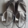 Marks & Spencer Wedge Heel Vintage Style Suede Shoes Size 3 Image 8