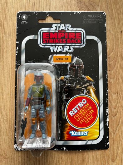 Hasbro Star Wars The Empire Strikes Back Boba Fett Retro with Ultimate Guard