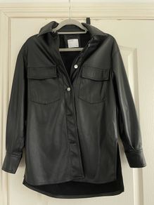 Bershka leather imitation jacket