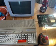 Atari 520STE + SM124 Monitor FAULTY - Working with Vertical Line + Mouse + Joystick