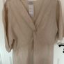dress Bnwt Zola 100% linen dress onesize oatmeal bell sleeved dress Image 6