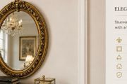Louis XV Style Oval Gilt Mirror