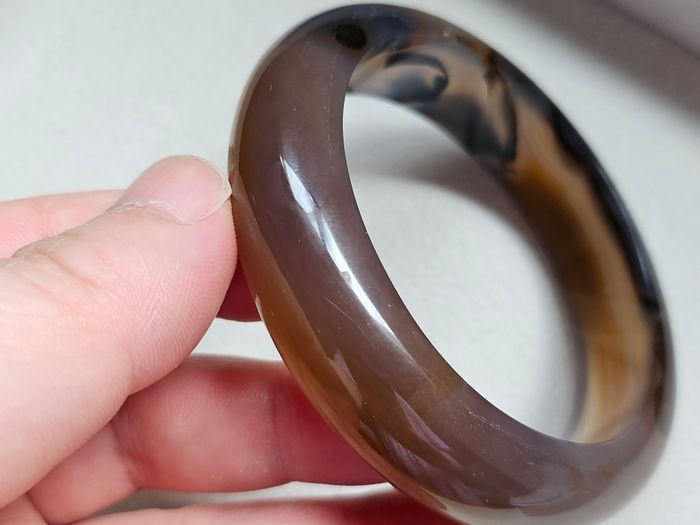 Natural Agate Bangle