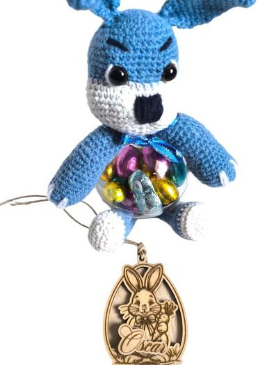 Handmade Crochet Easter Bunny Kids Gift Personalised Easter Bunny Toy