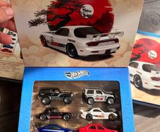 Hot Wheels 6-pack Japanese cars