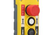Pushbutton control pendant