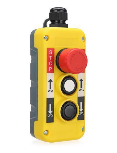 Pushbutton control pendant