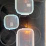 3 Glass Food Storage Containers with Lids Image 6