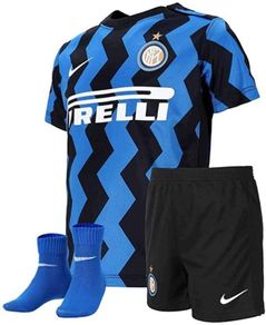Nike Baby Inter Millan Nk BRT Kit Hm Set of shirt, shorts and socks, CQ4631 414, 3 - 6 months