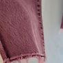 MANGO mauve high waisted frayed bottom jeans Sz 34 (Fit 8UK) - Bnwot Rrp 39.99 Image 4