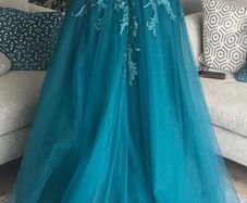 Stunning Teal Dress