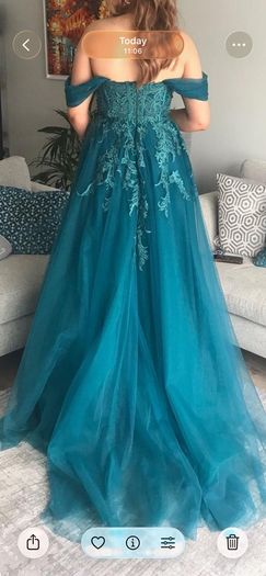 Stunning Teal Dress