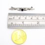 Whitby Jet Silver Brooch Image 7