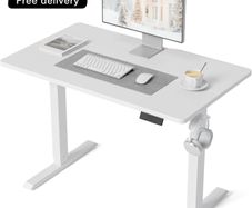 Height Adjustable Electric Standing Desk controller, 100x60cm white