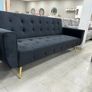 Velvet Sofa Bed, Elegance & Comfort in One Image 2
