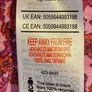 F&F Bright Hot Pink and Red Floral Ditsy Long Swing Midi Dress Image 4