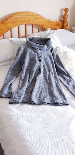 Luca Vanucci Knit Grey Jumper - Size 10