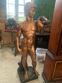 Saint David statue