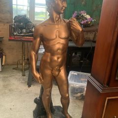 Saint David statue