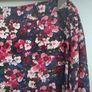 skirt navy floral with frill detail size 10 gallery Dunnes stores Image 6