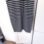 Barbour Navy/Off White Cotton Dress UK 10 Image 7