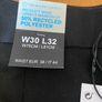 Mens Black Slim Fit Trousers Image 2