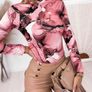 Crew Neck Long Sleeve Bodysuit Image 4