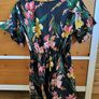 Matching Black Floral Dresses Image 3