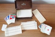 Vintage "Contract Bridge" card game set  in the box  Waverley Pen Series