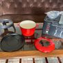 MasterClass Cast Iron Enamelled Red Fondue Set BNIB Image 7