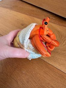 Hermit Crab stuffed animal