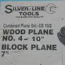 Silver-Line Wood Plane 10" Block Plane 7"(perfect condition - never used) Image 7