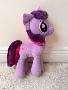 My Little Pony Twilight Sparkle Famosa Softies Plush approx. 30 cm. Used Please see photos