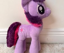 My Little Pony Twilight Sparkle Famosa Softies Plush approx. 30 cm. Used Please see photos