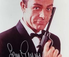 Sean Connery signed James Bond photograph with KEVIN MARTIN Authenticated COA