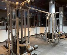 Gym equipment cable crossover 8 bay multi station