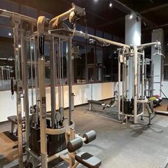 Gym equipment cable crossover 8 bay multi station