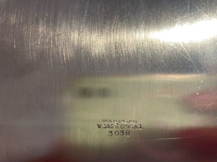 Silver plated tray