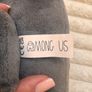 Among Us Grey Plush Soft Toy With Hat Gray  Toikido approx. 20 cm. Used Please see photos Image 8