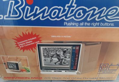 vintage mini tv from 1986
