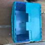 Large plastic storage boxes with covers. Image 8