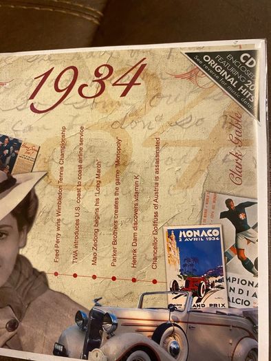 Birthday CD 1934